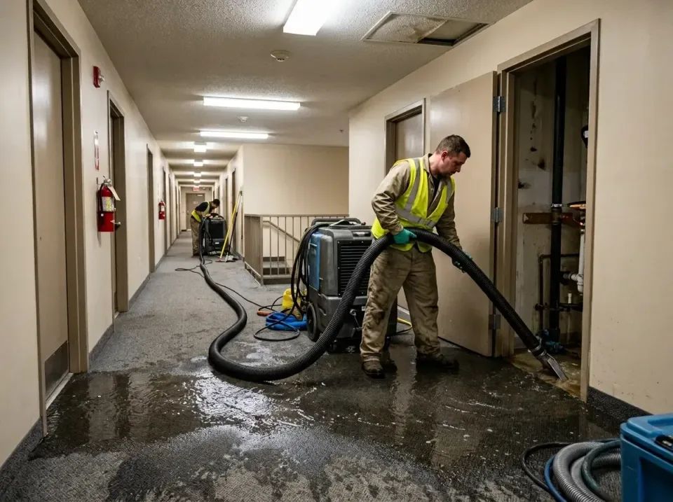multi-unit-apartment-hallway-f-005 — frequently asked questions, Emergency Burst Pipe Water Extraction & Removal in Tazewell…